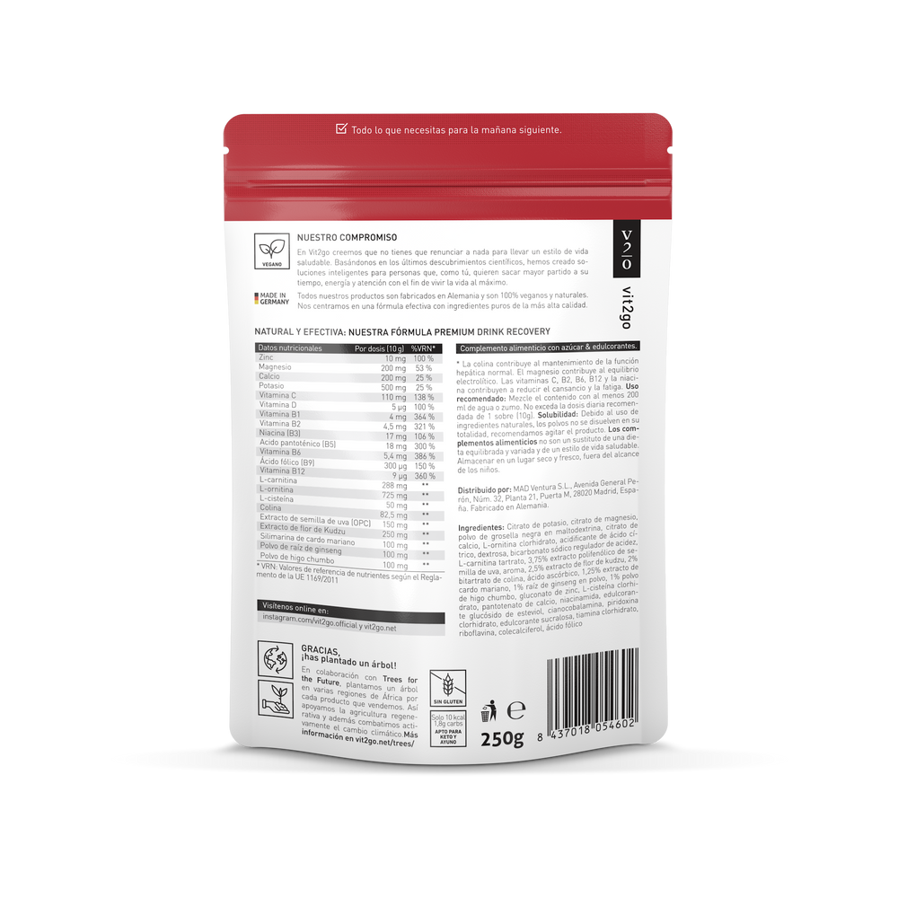 DRINK RECOVERY – Atsistatymui